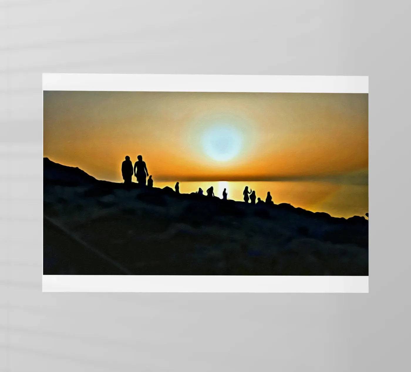 Sonnenuntergang Backlit Folie von Massimo Frascogna