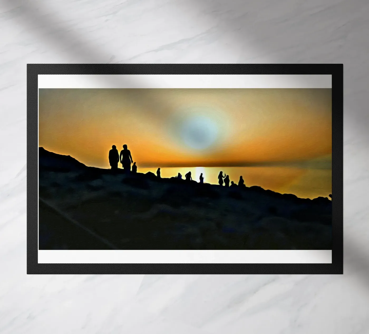 Sunset Fußmatte von Massimo Frascogna