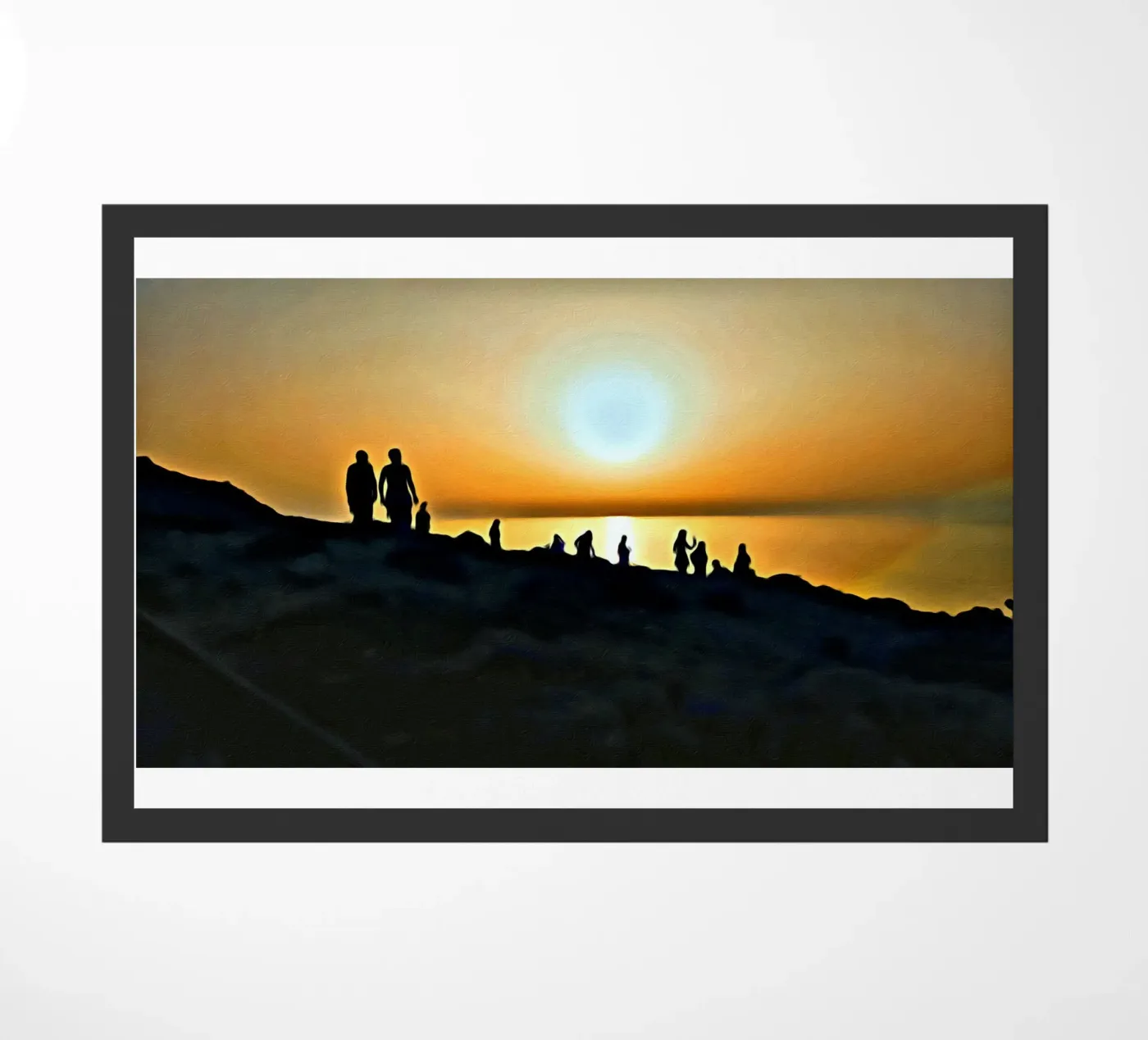 Sunset Fußmatte von Massimo Frascogna