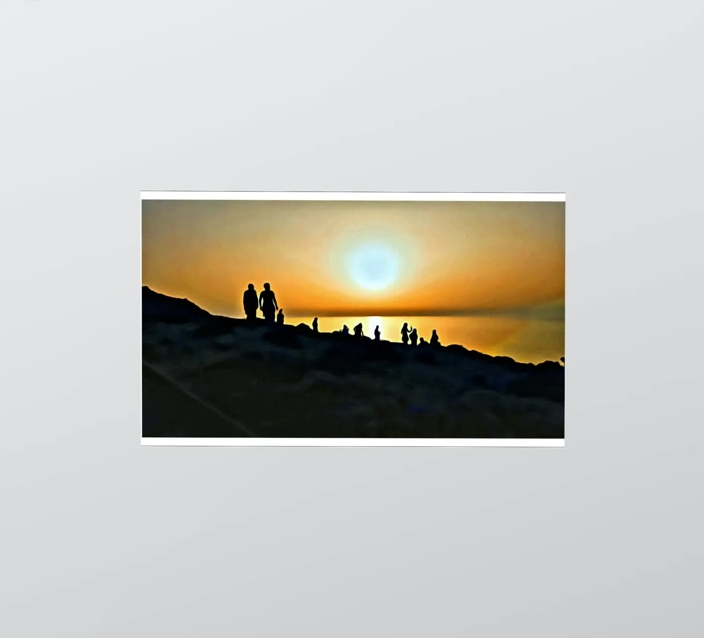 Sunset adesivo da Massimo Frascogna