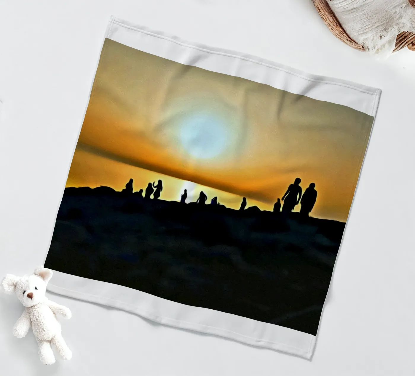 Sunset plaid polaire de Massimo Frascogna