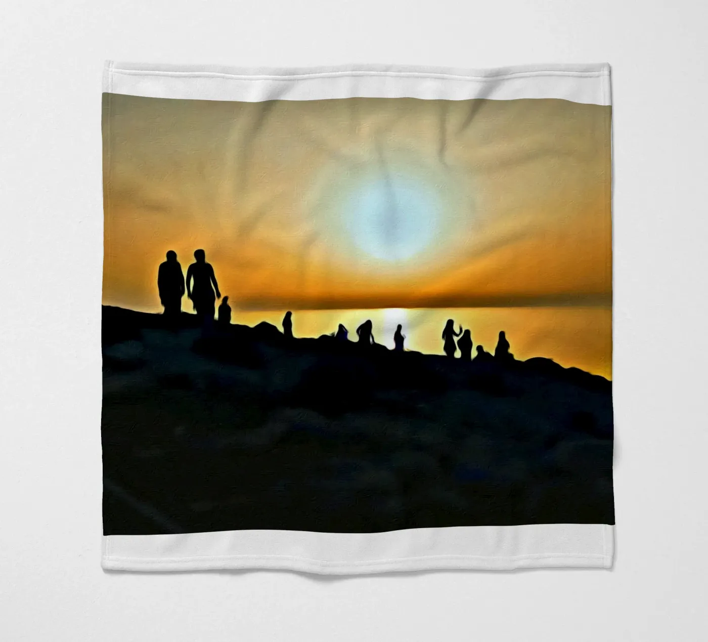 Sunset plaid polaire de Massimo Frascogna