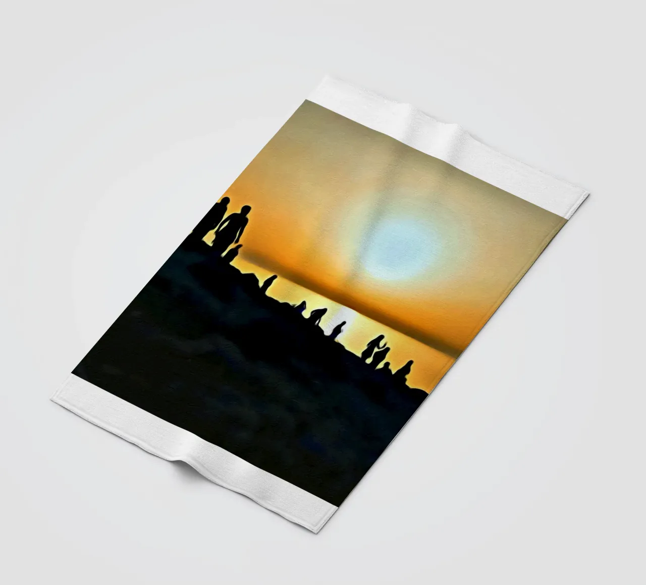 Sunset fleecedeken van Massimo Frascogna