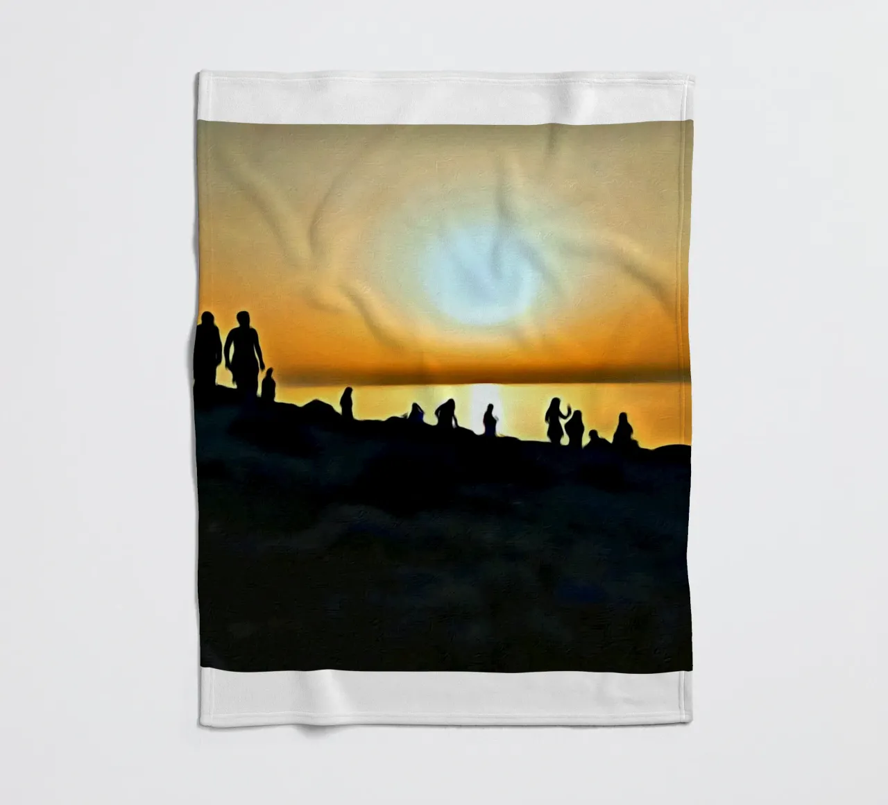 Sunset fleecedeken van Massimo Frascogna