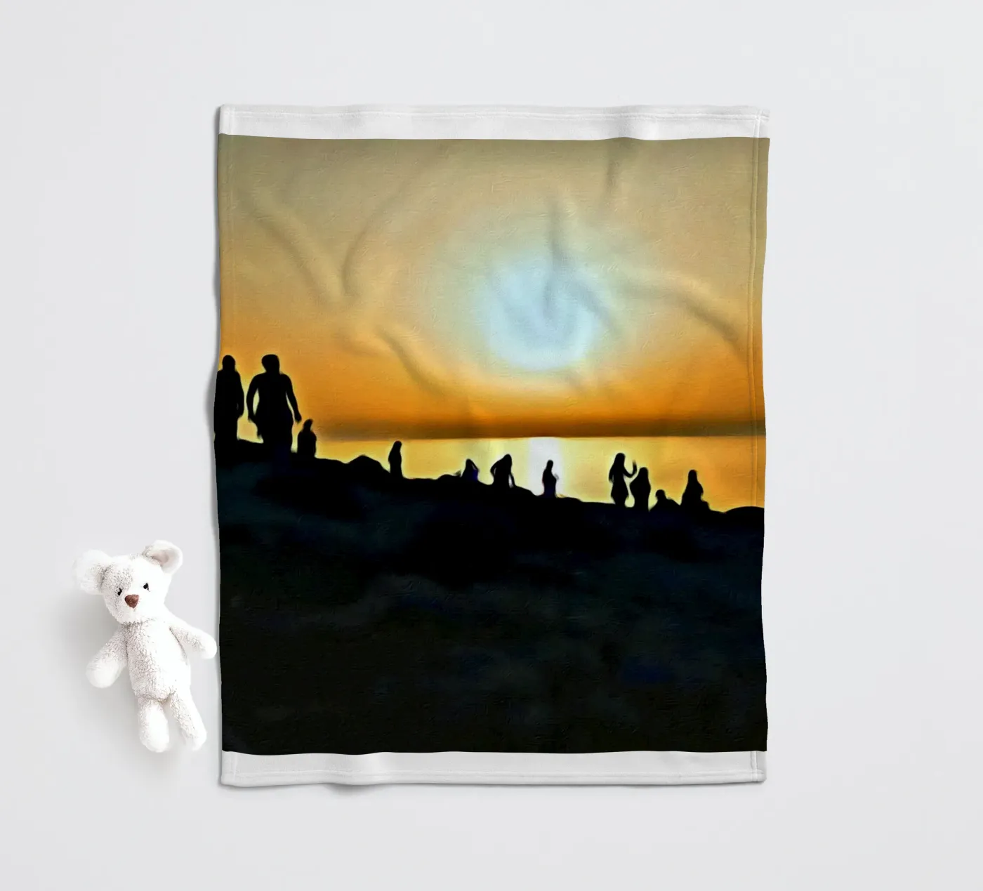 Sunset plaid polaire de Massimo Frascogna