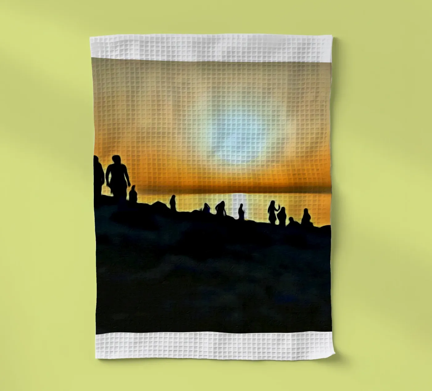 Sunset tea towel by Massimo Frascogna