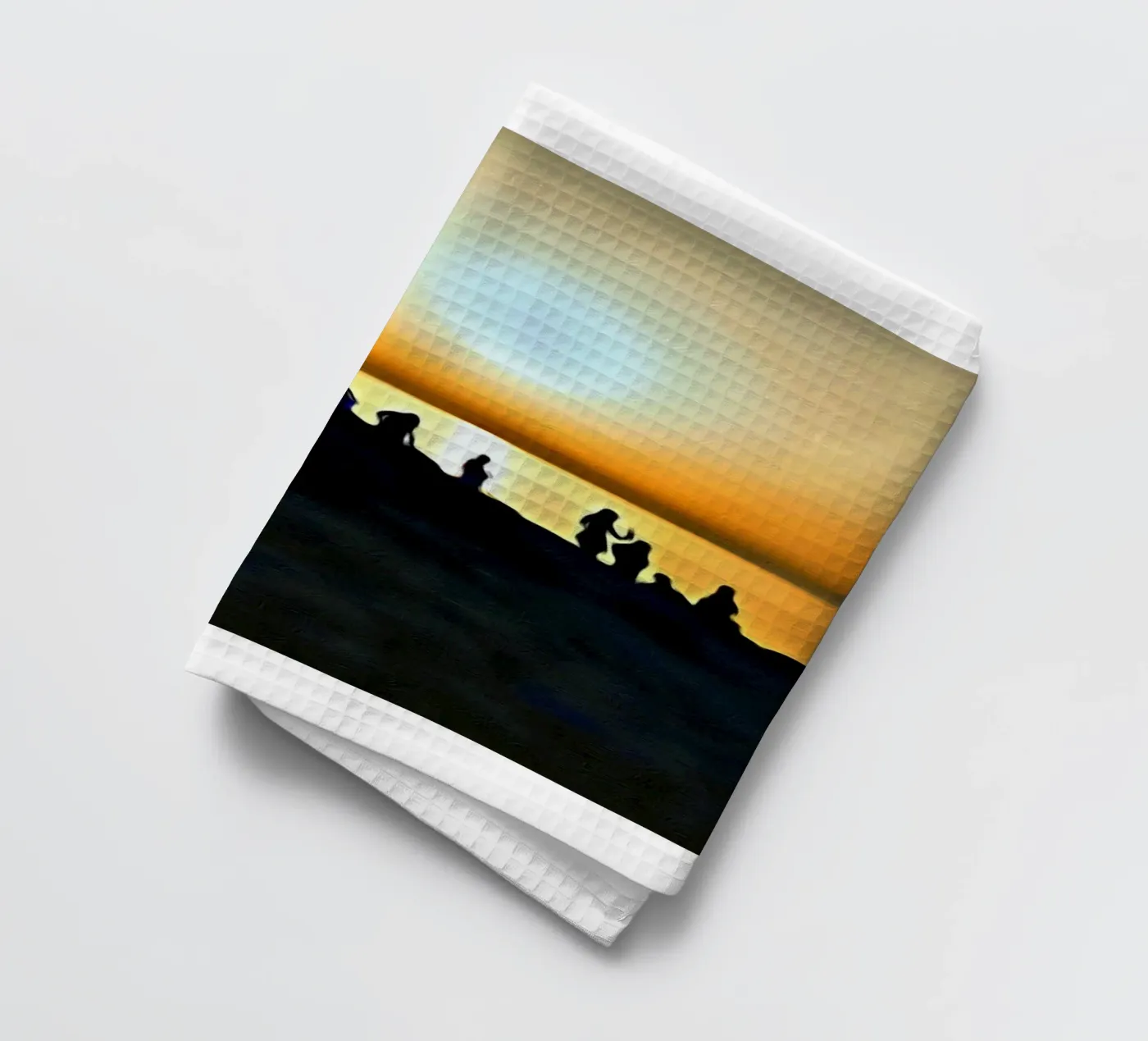 Sunset tea towel by Massimo Frascogna