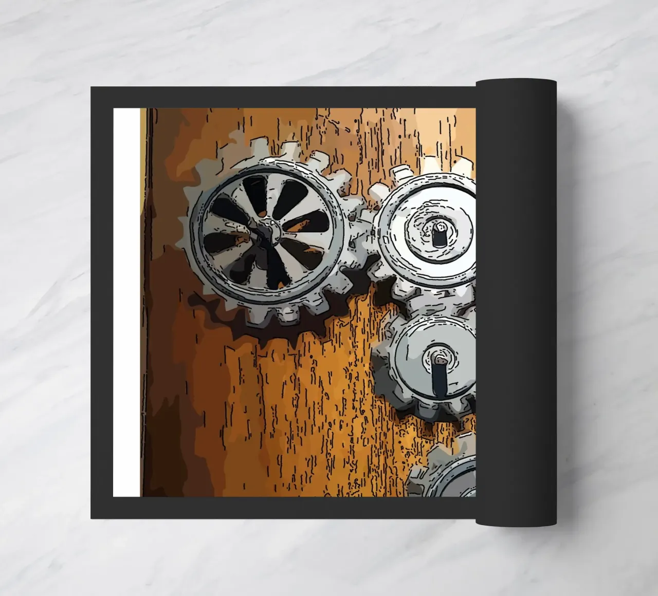 panel doormat by Massimo Frascogna