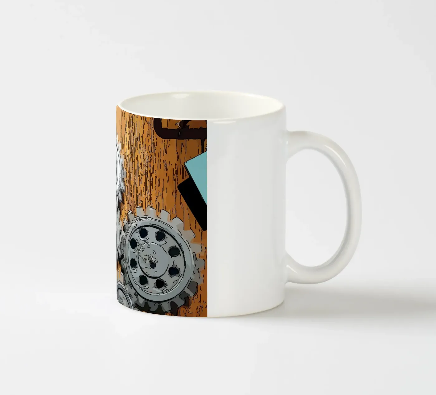 panel ceramic mug by Massimo Frascogna
