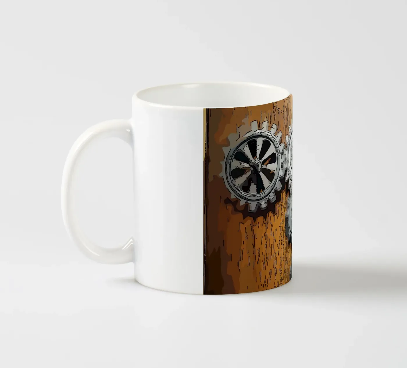panel ceramic mug by Massimo Frascogna