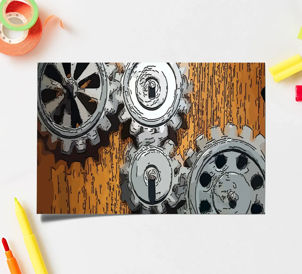 Panel Stickerbogen von Massimo Frascogna