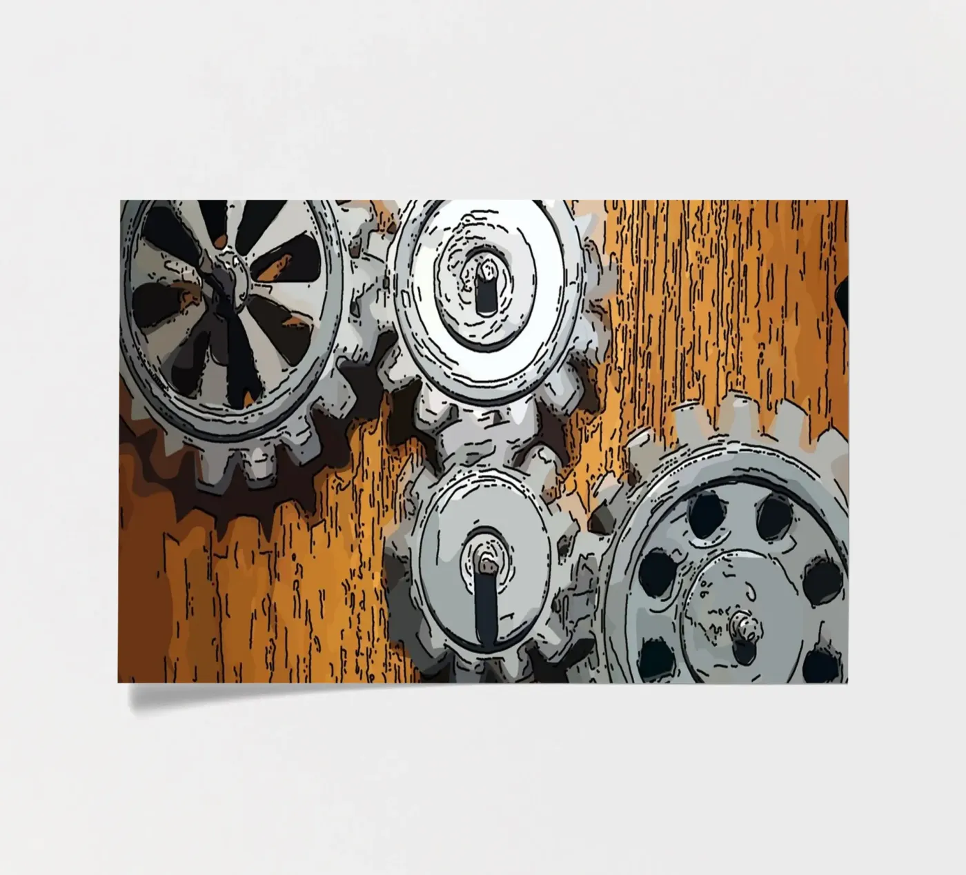 paneel stickervel van Massimo Frascogna