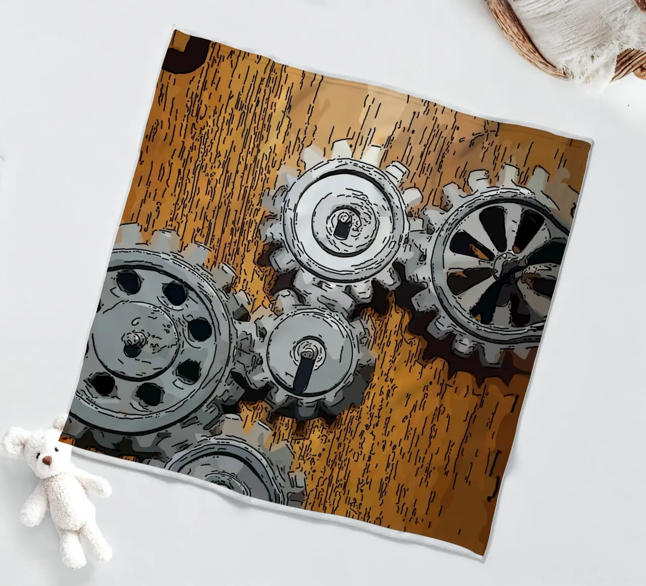 Panel Fleecedecke von Massimo Frascogna