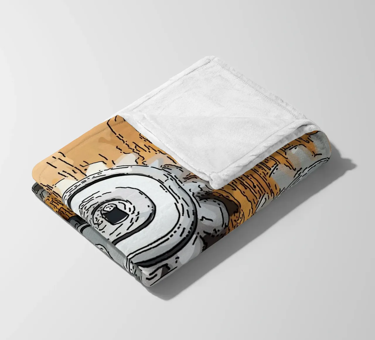 Panel Fleecedecke von Massimo Frascogna