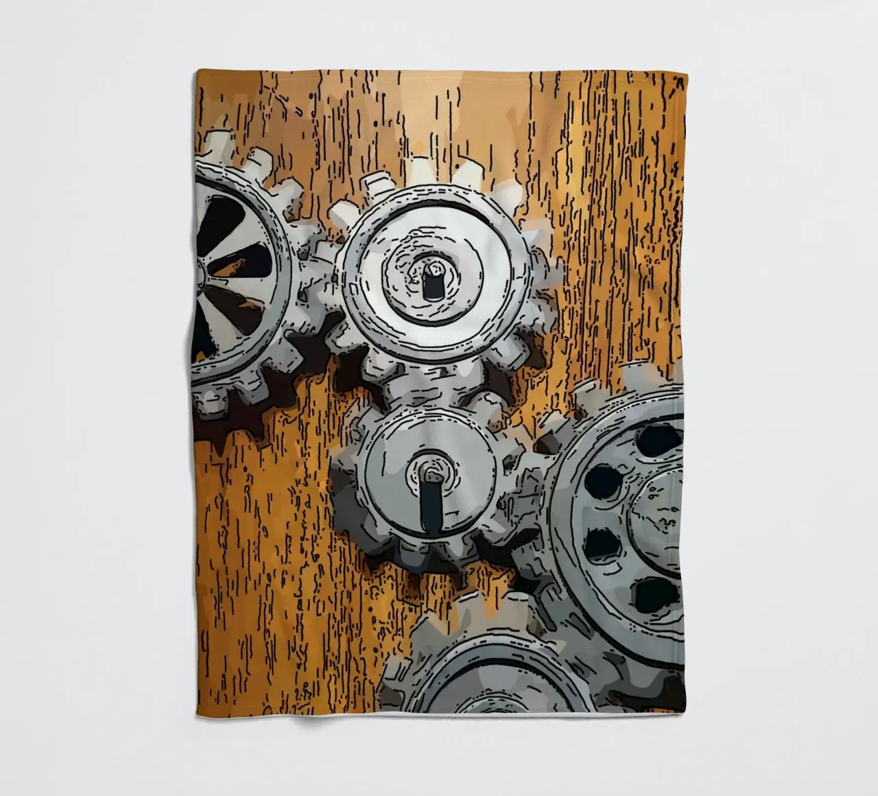 Panel Fleecedecke von Massimo Frascogna