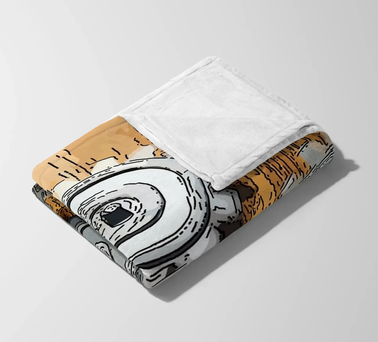 Panel Fleecedecke von Massimo Frascogna