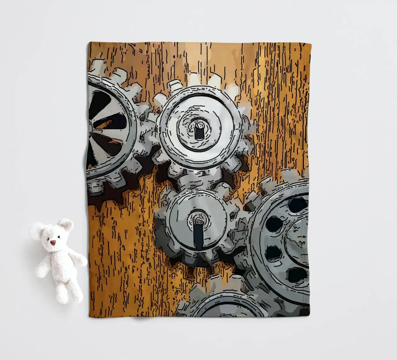 Panel Fleecedecke von Massimo Frascogna