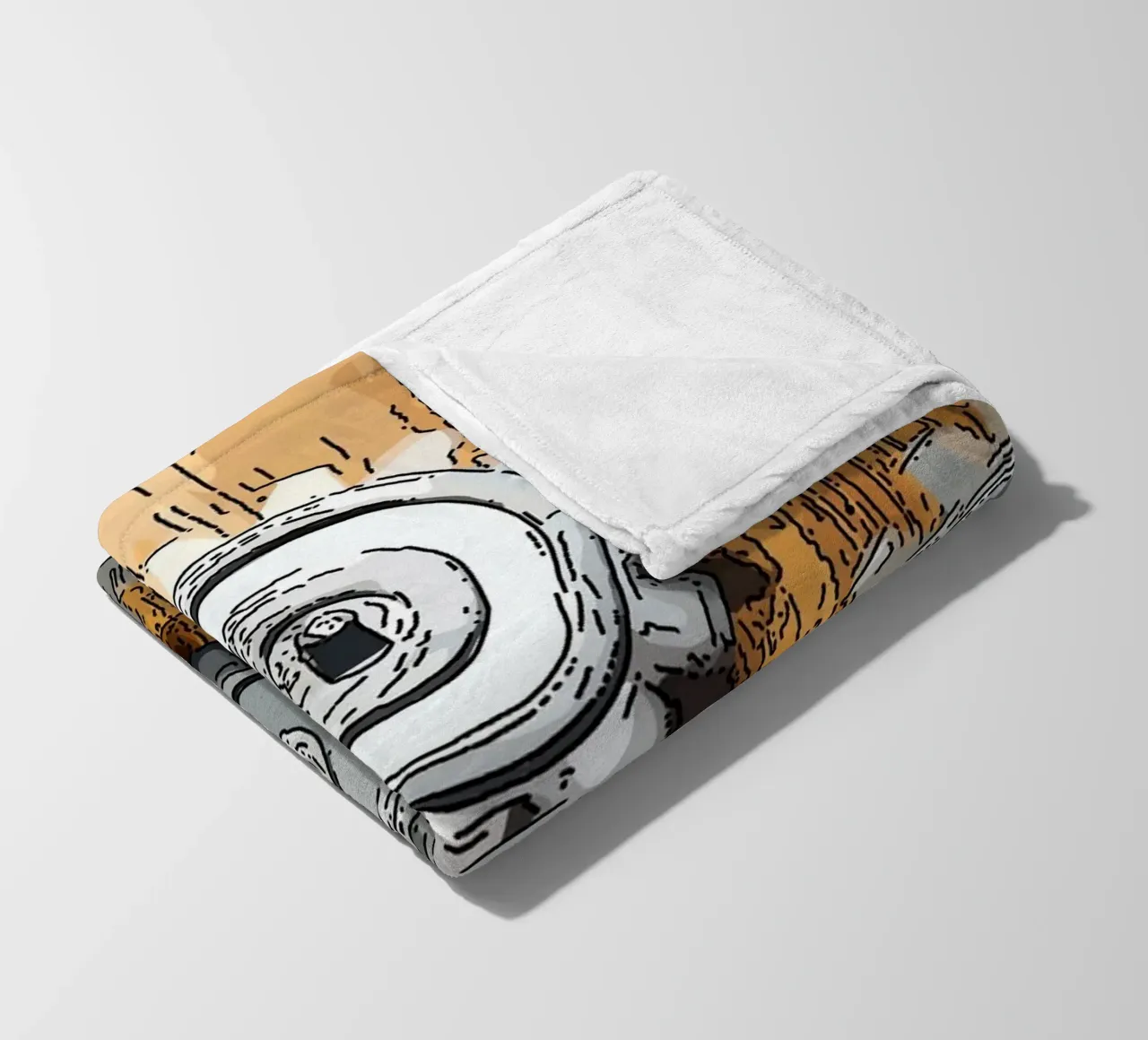 Panel Fleecedecke von Massimo Frascogna