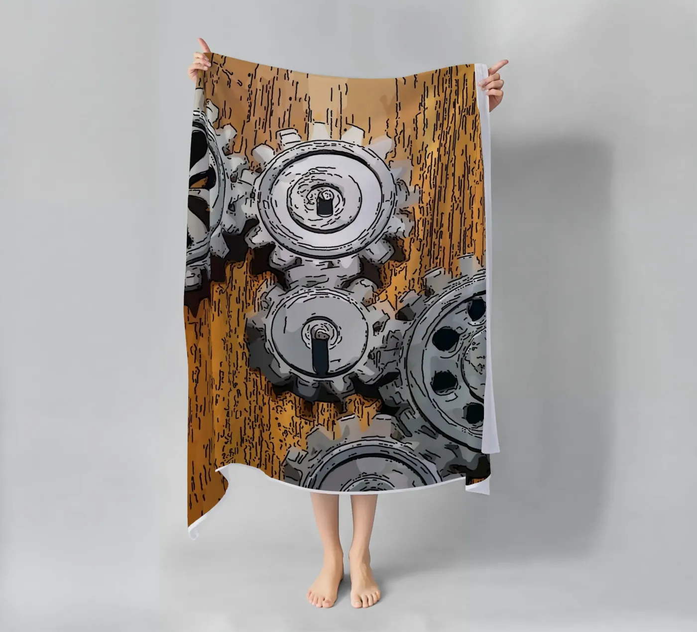 panel beach towel by Massimo Frascogna