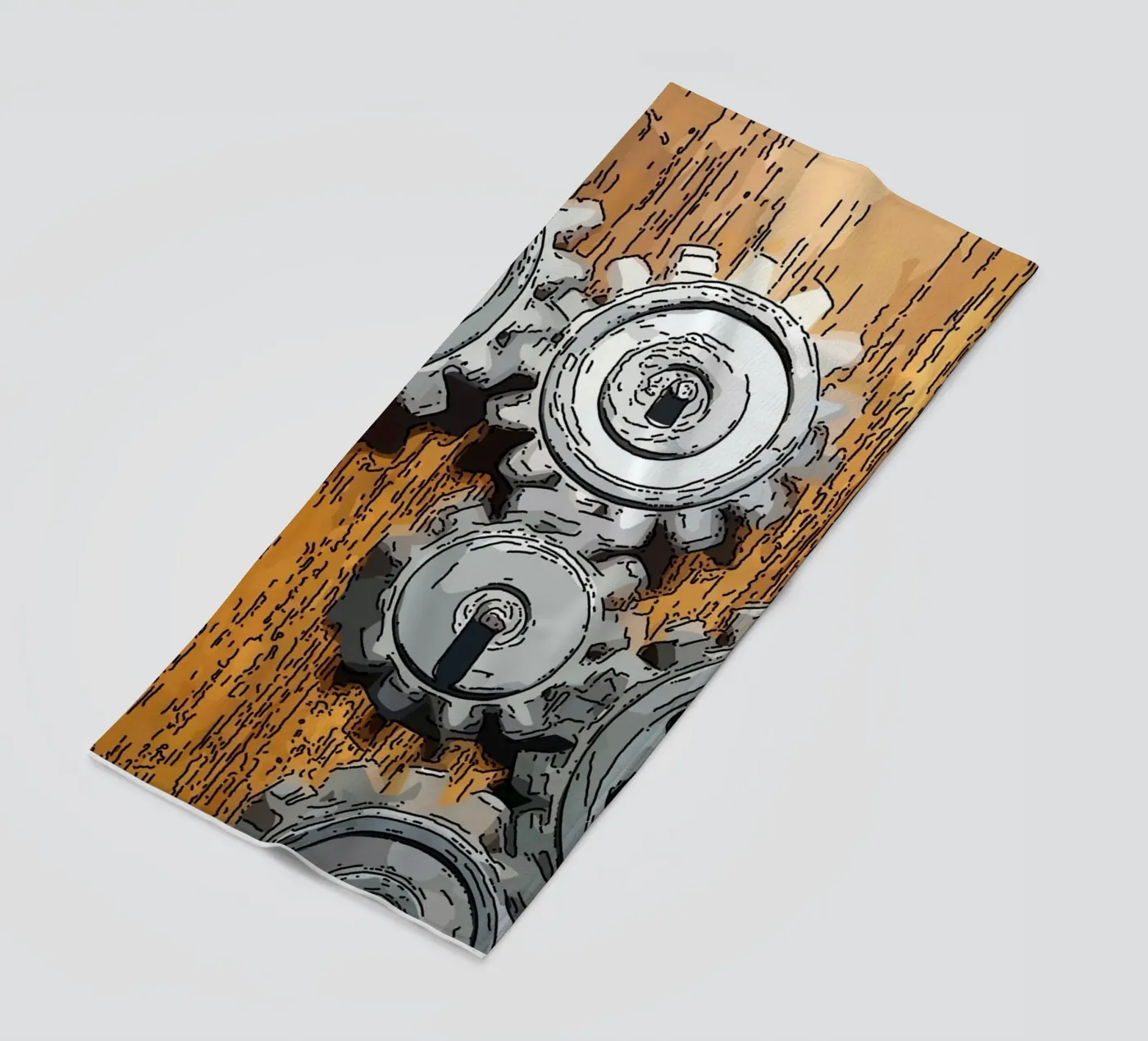 panel beach towel by Massimo Frascogna