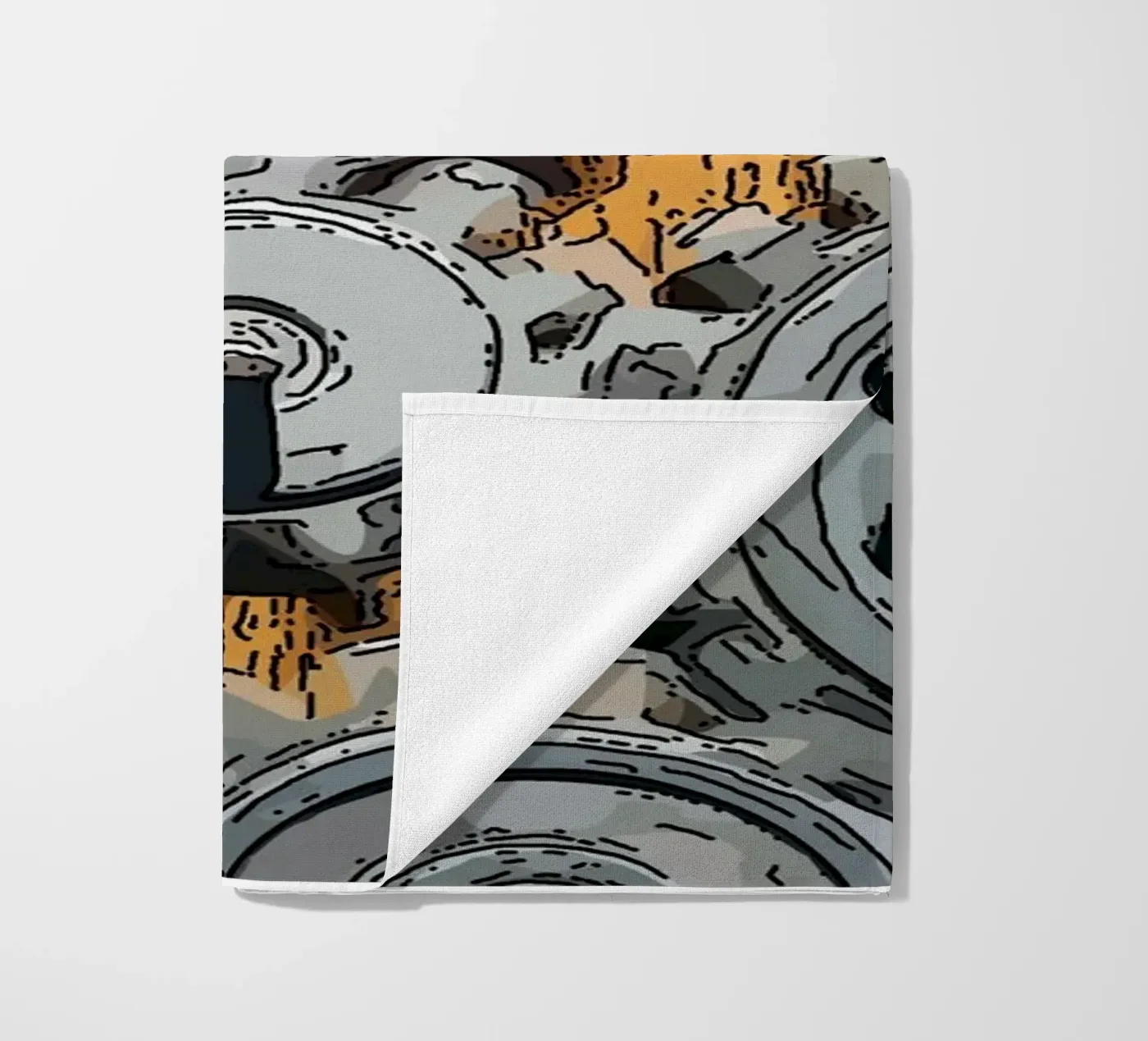 panel beach towel by Massimo Frascogna