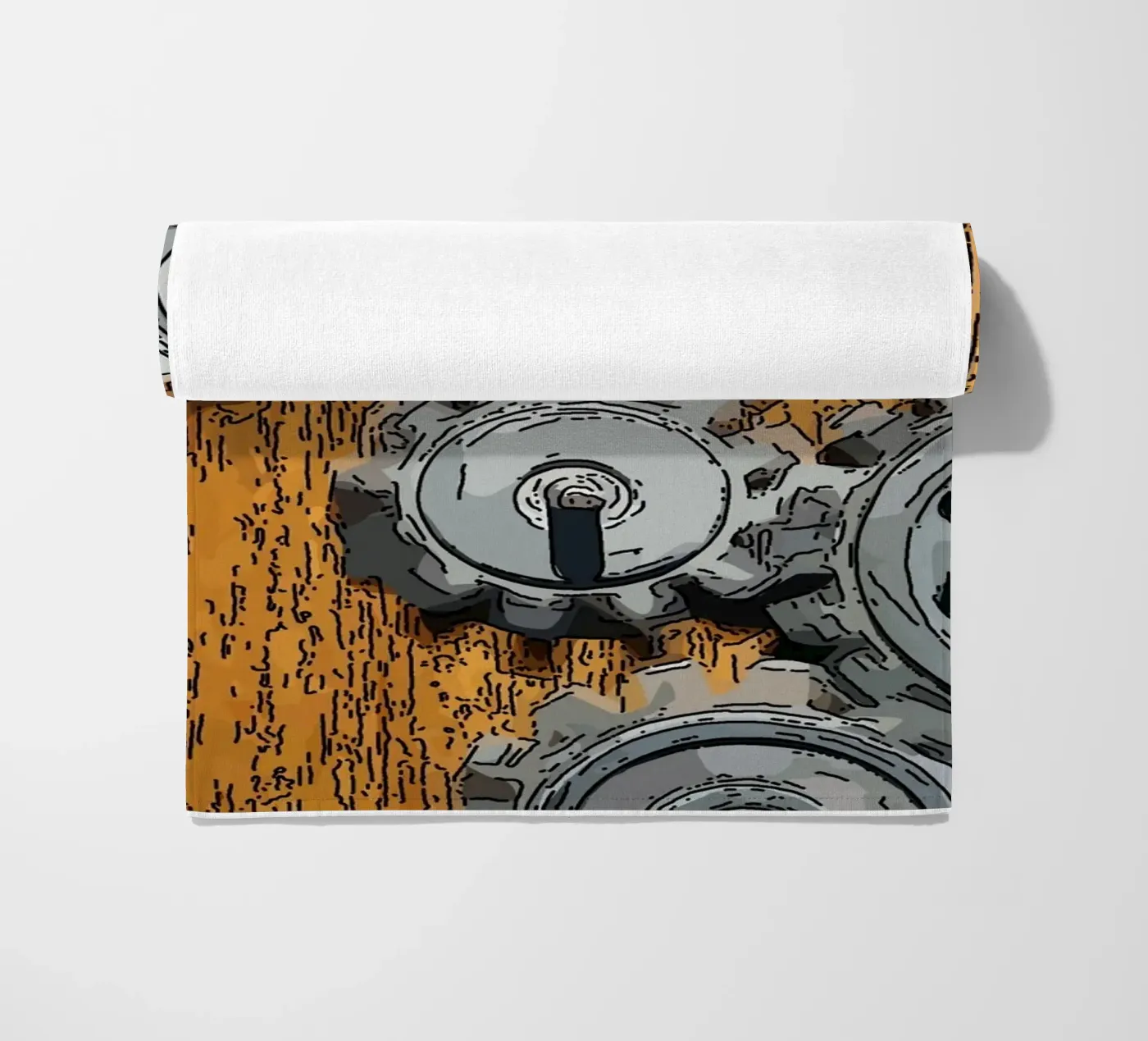 panel beach towel by Massimo Frascogna