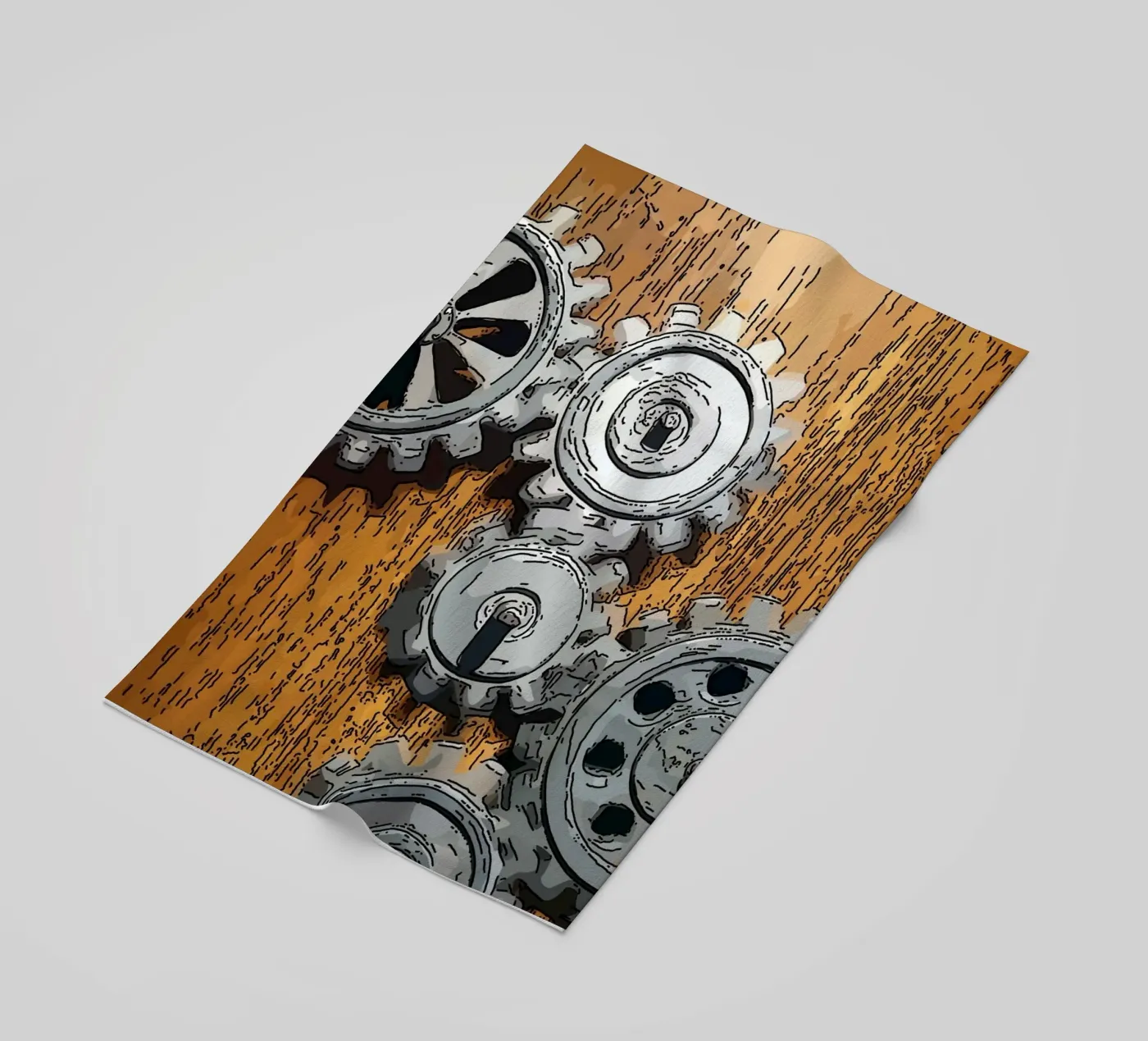 panel beach towel by Massimo Frascogna