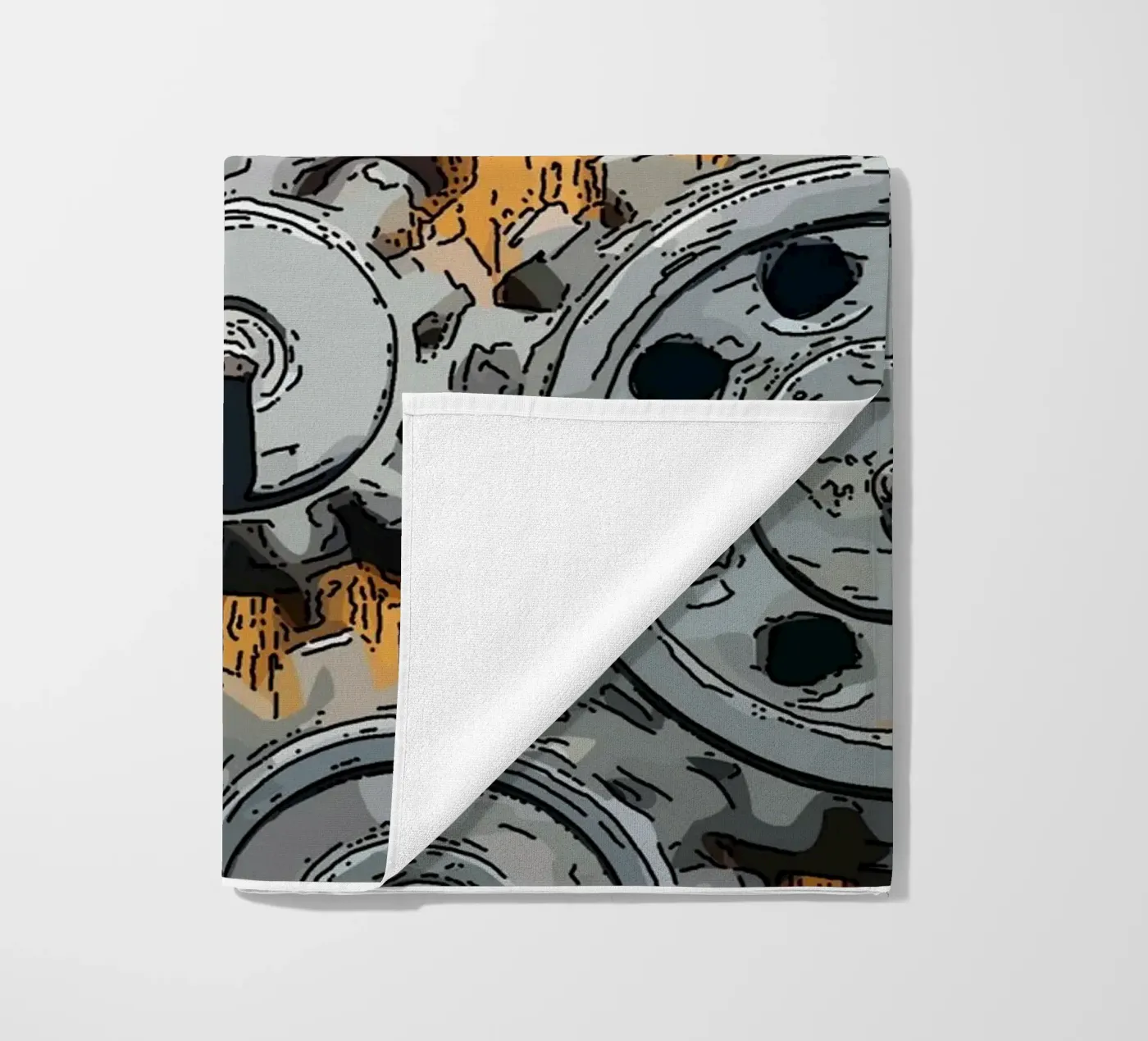 panel beach towel by Massimo Frascogna