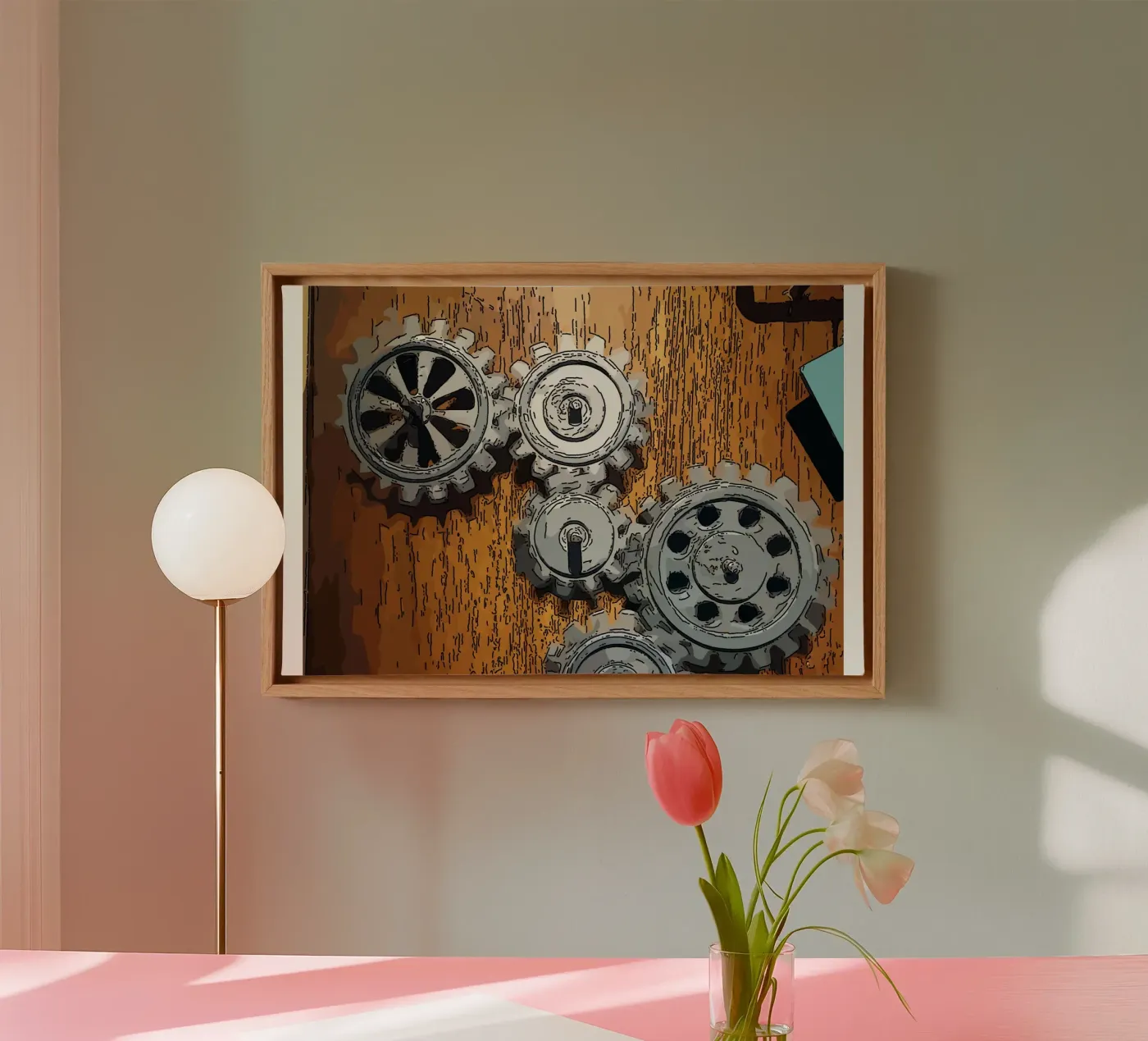 paneel canvas van Massimo Frascogna