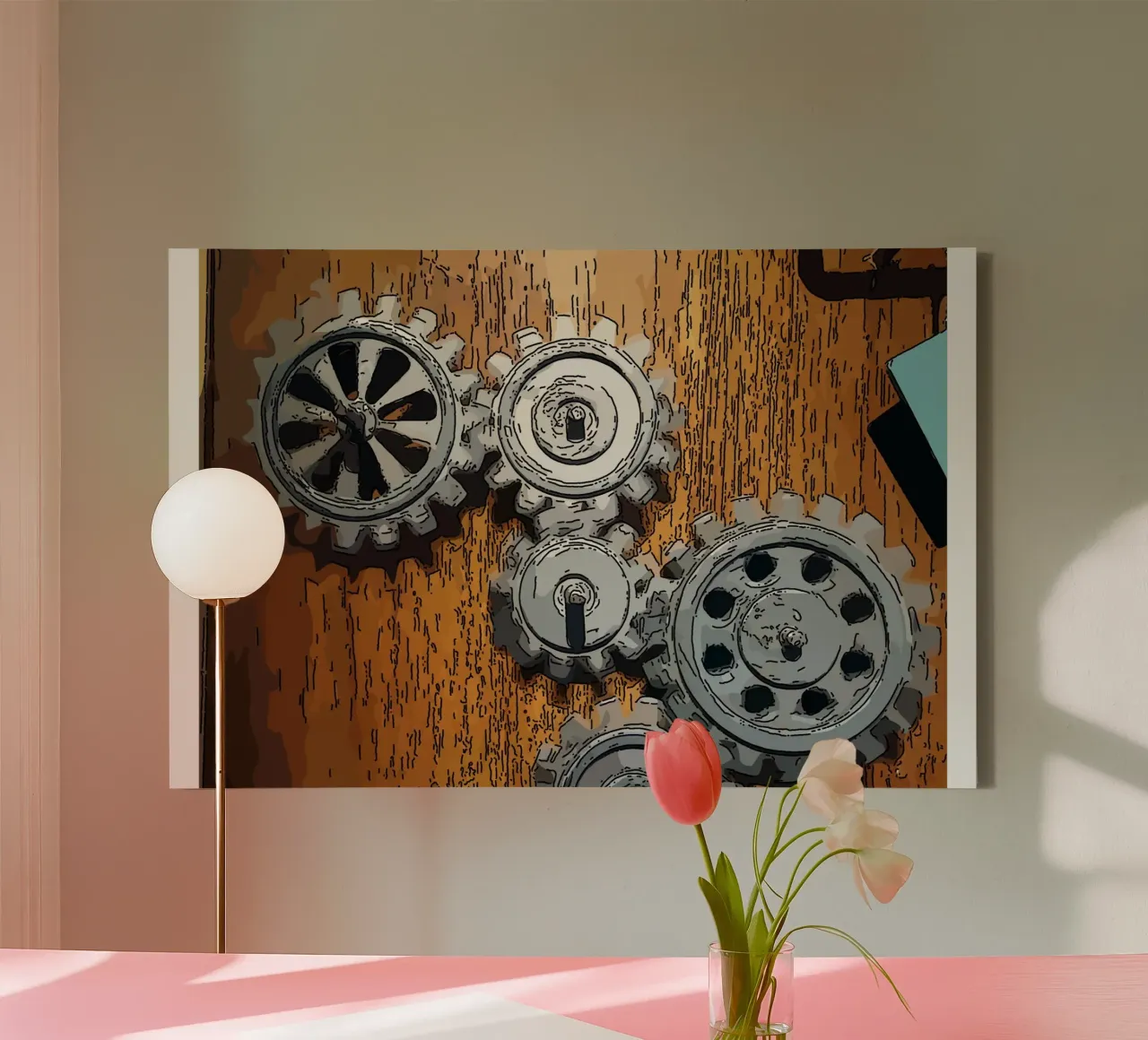 panel canvas by Massimo Frascogna