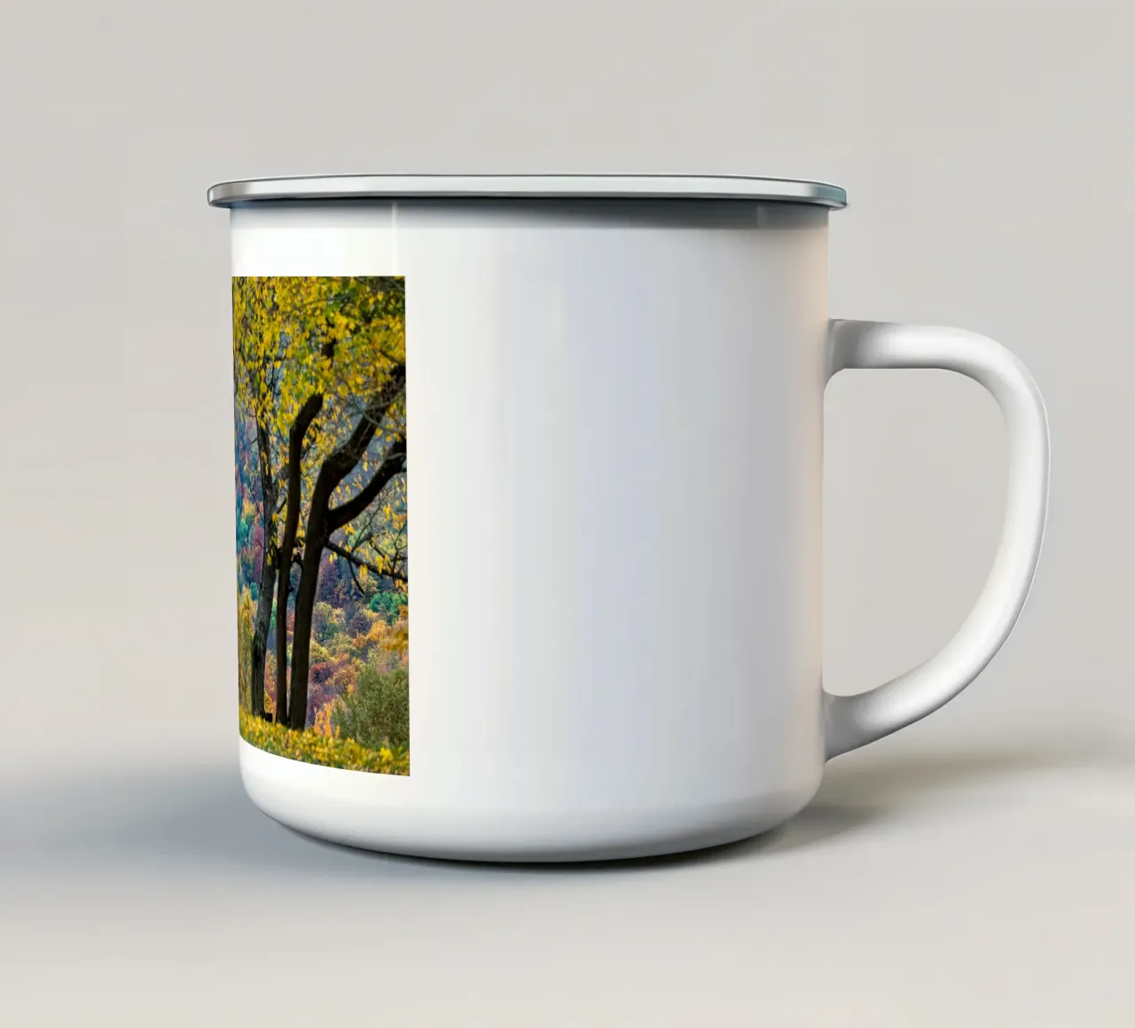 Colori d'autunno tazza in smalto da anderm