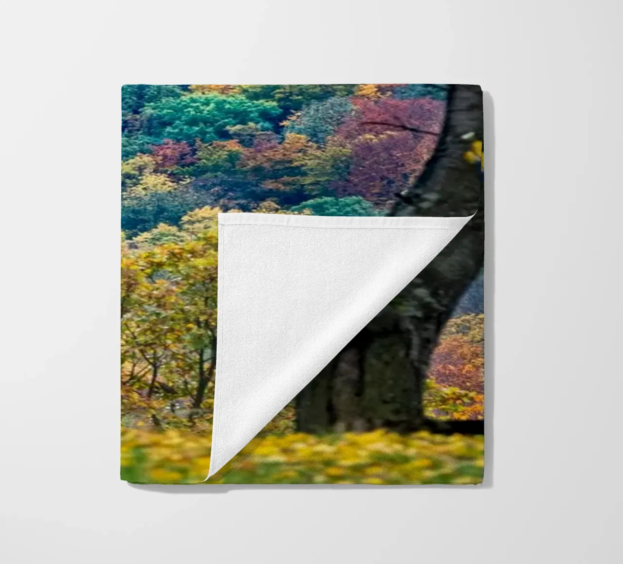 Autumn colours beach towel by anderm