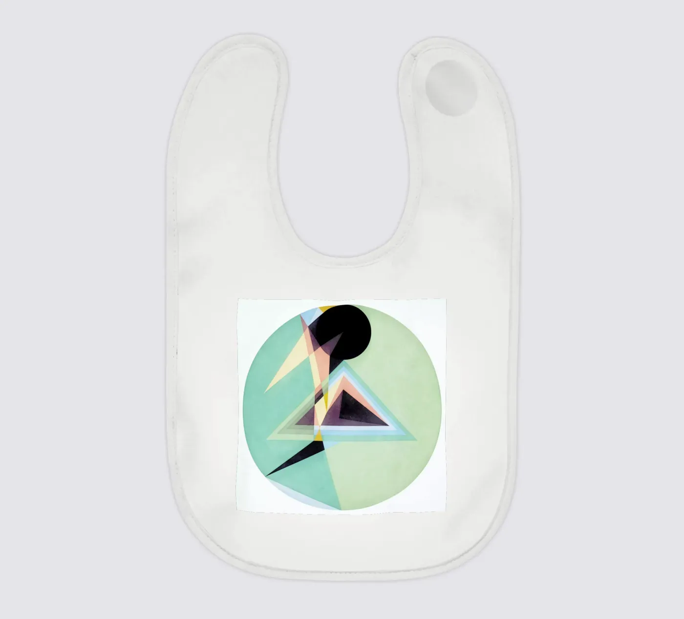 Exposed baby bib by Lines Inside