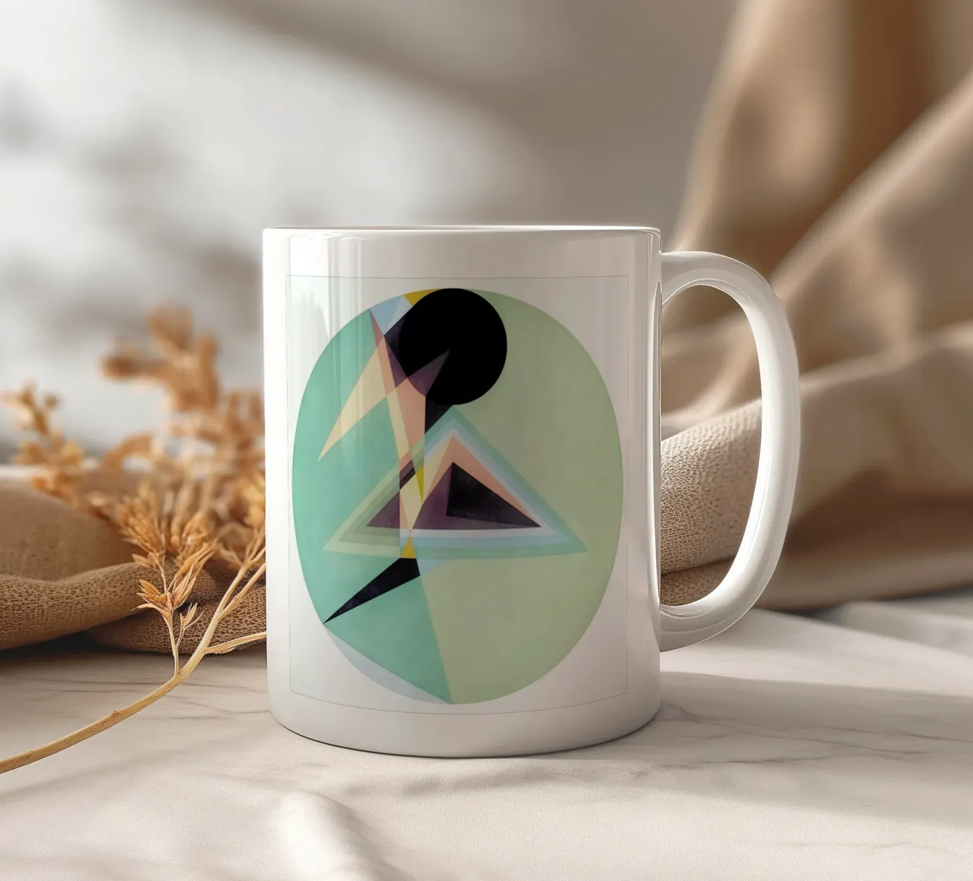 Exposed ceramic mug by Lines Inside