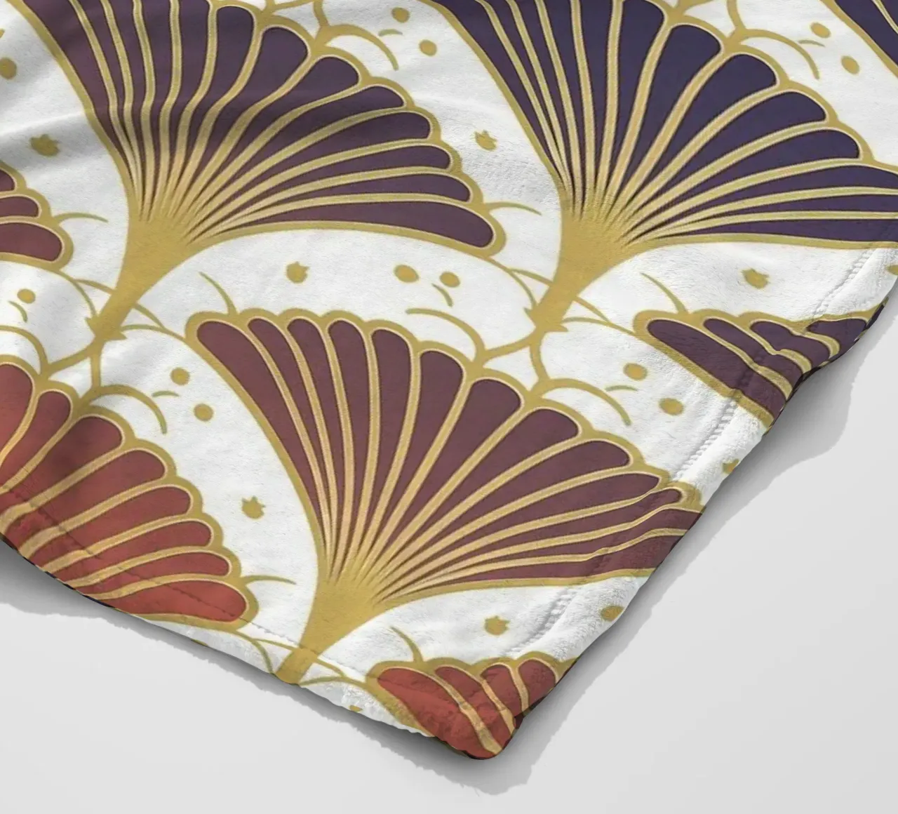 Art Deco pattern jazz coperta in pile da Carinaprint