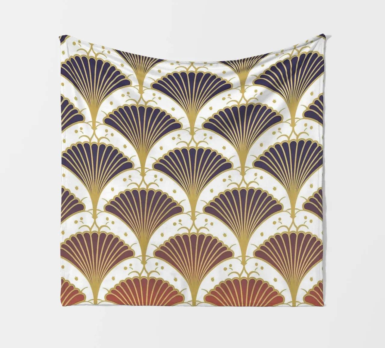 Art Deco pattern jazz coperta in pile da Carinaprint