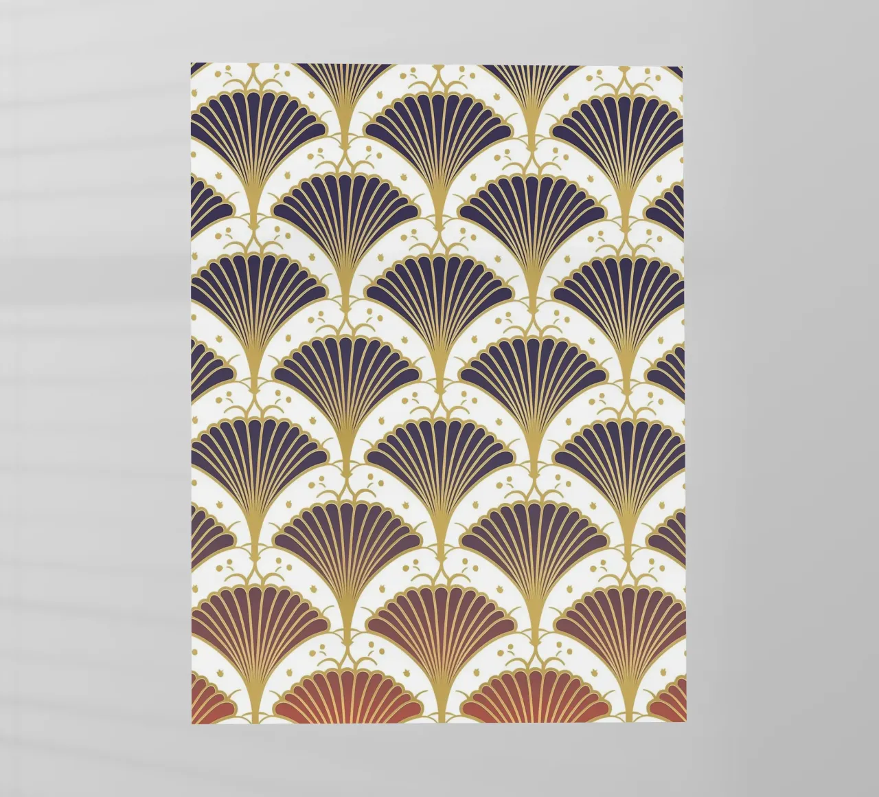 Art Deco pattern jazz pellicola backlit da Carinaprint