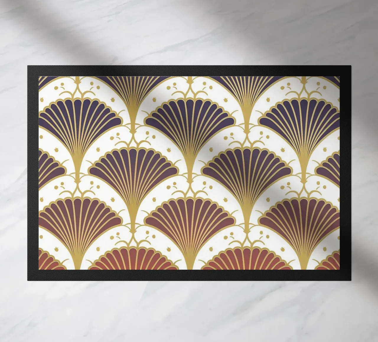 Art Deco pattern jazz zerbino da Carinaprint