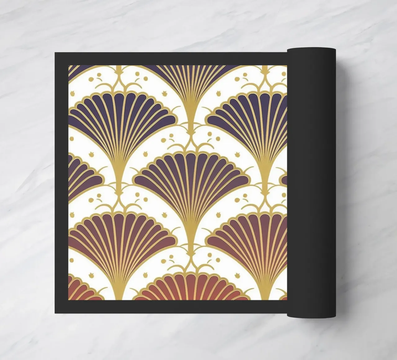 Art Deco pattern jazz zerbino da Carinaprint