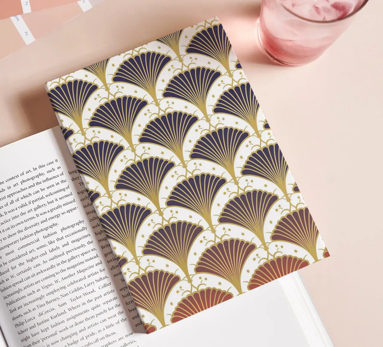Art Deco pattern jazz notebook by Carinaprint