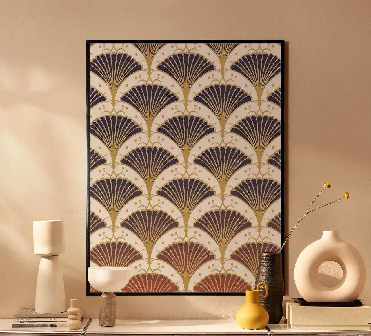 Art Deco pattern jazz poster da Carinaprint