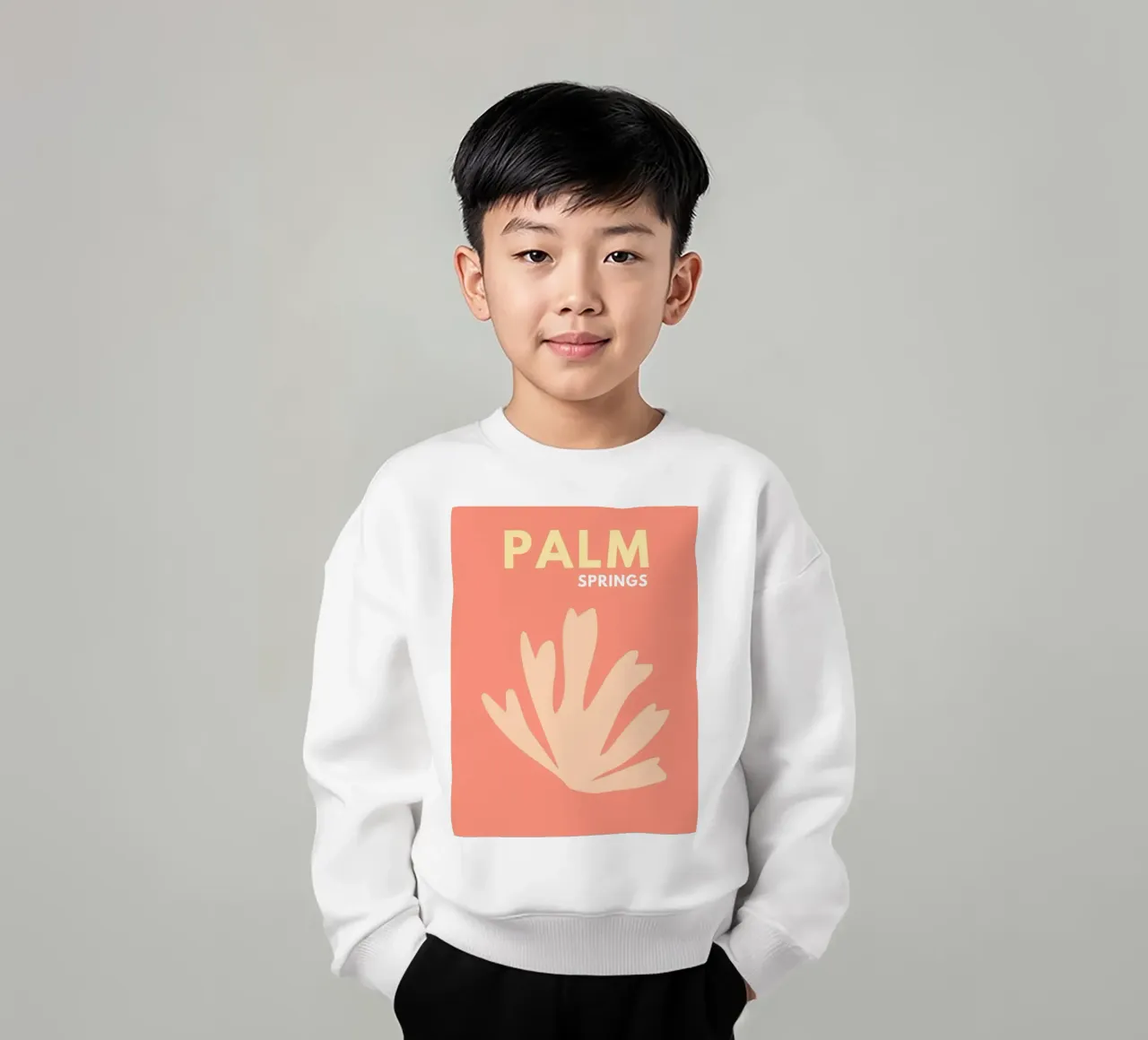 Stampa da viaggio Palm Sprints felpa bambino da Bella Studio