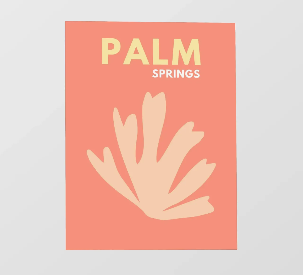 Palm Sprints Travel Print Backlit Folie von Bella Studio