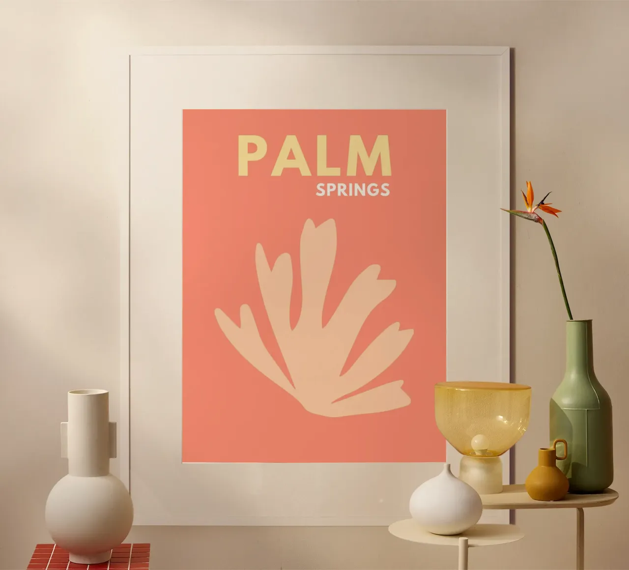 Palm Sprints Impresión de viaje hahnemühle de Bella Studio