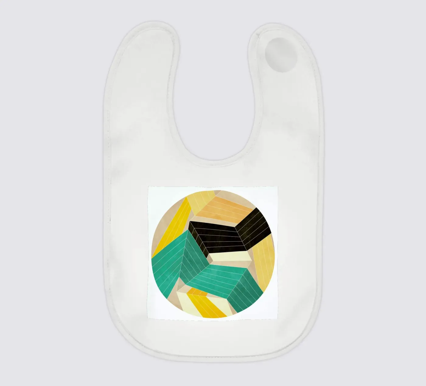 Lines Inside baby bib by Lines Inside