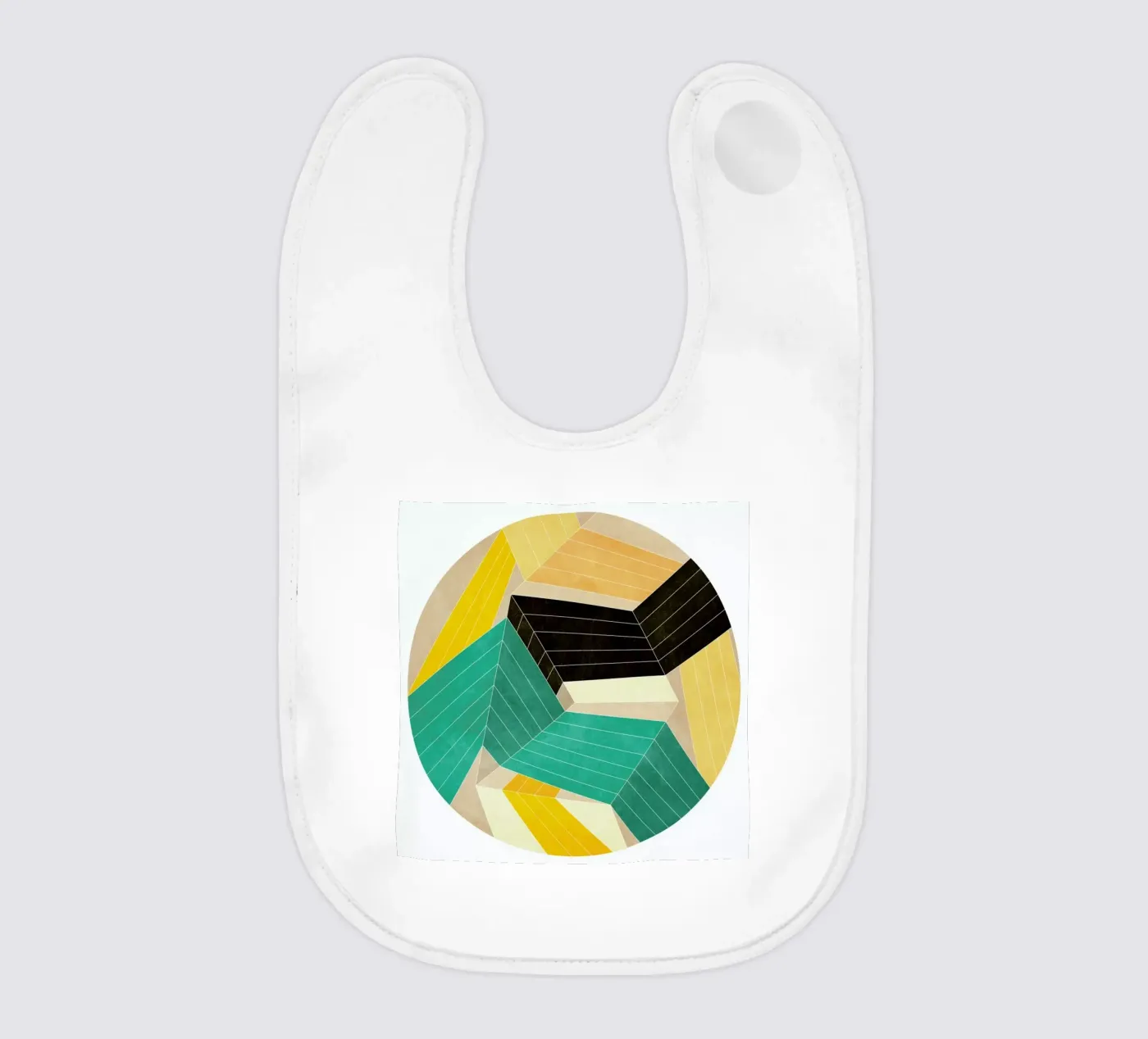 Lines Inside baby bib by Lines Inside