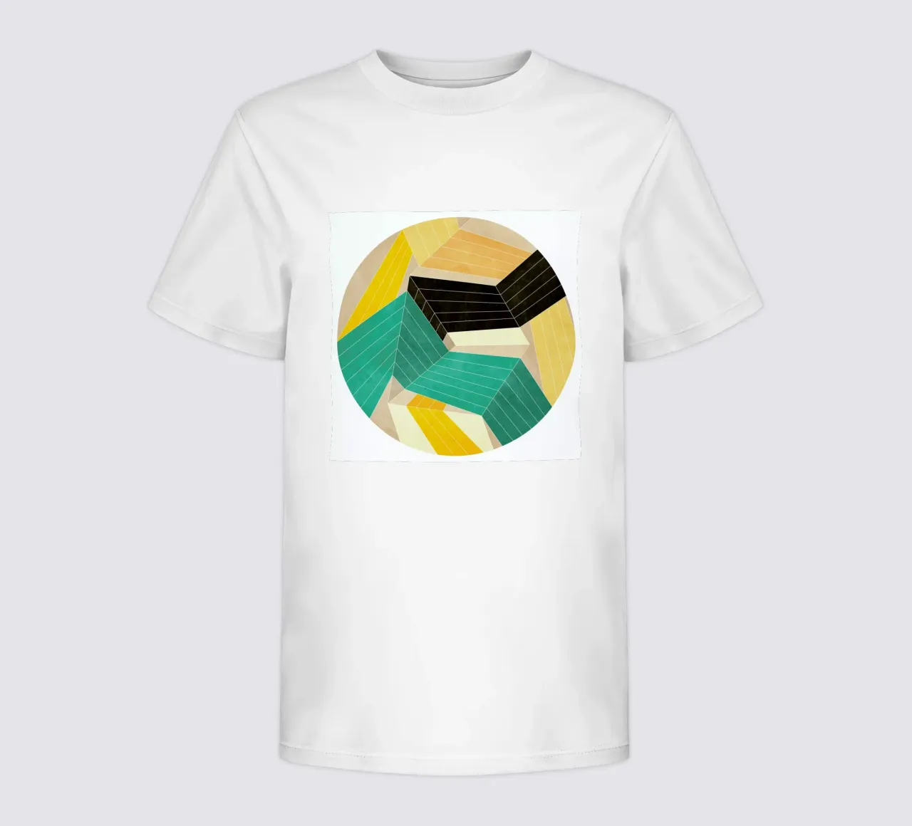 Lines Inside t-shirt bambini da Abstract 888