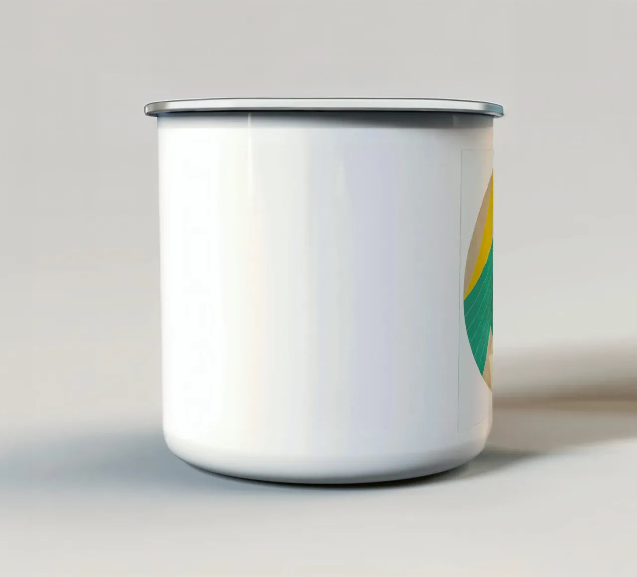 Lines Inside taza de esmalte de lovely lines