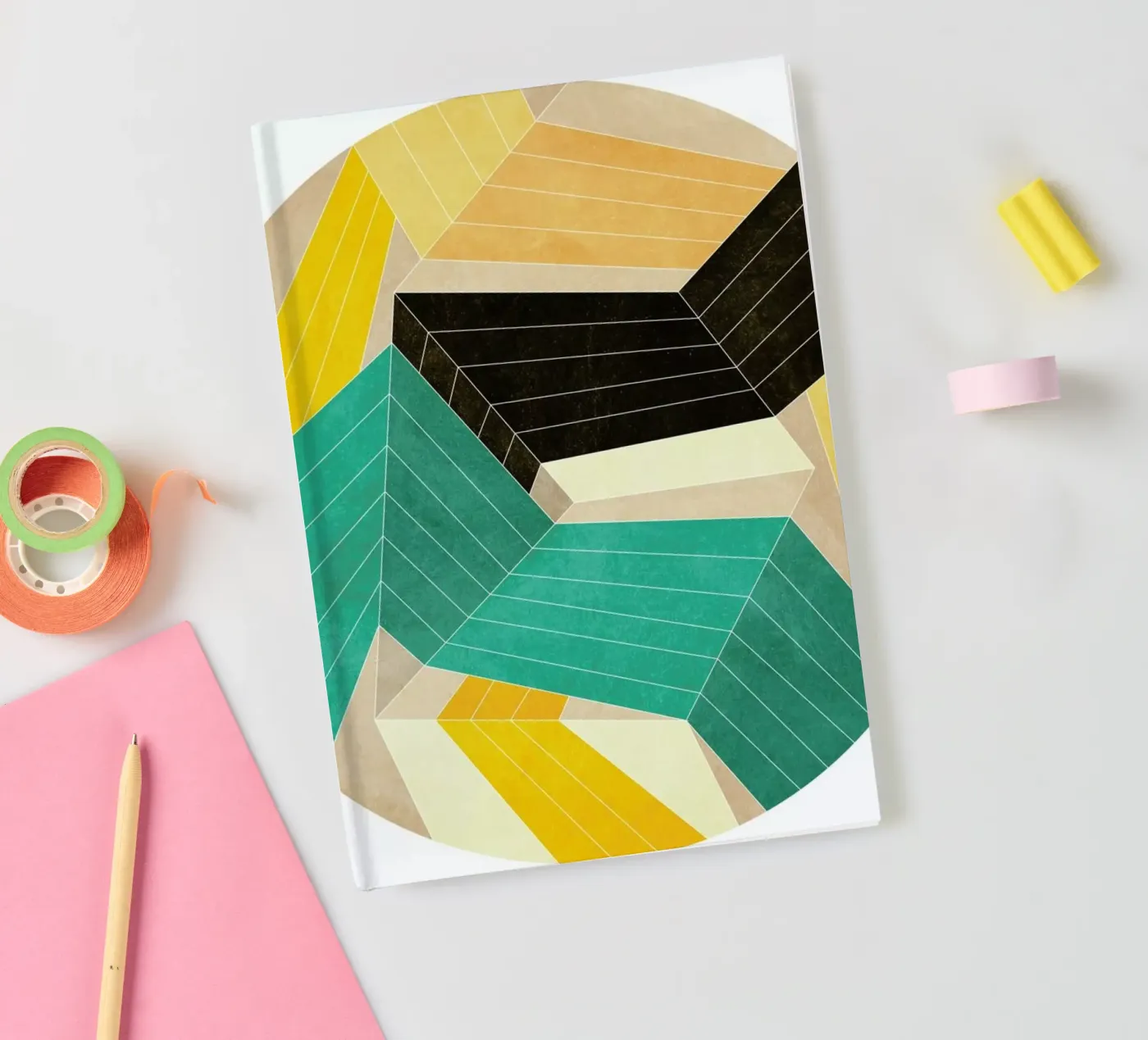 Lines Inside notebook by Abstract Joy