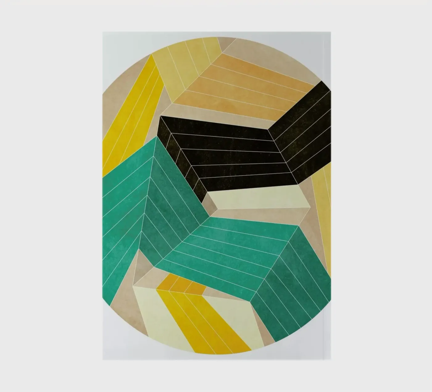 Lines Inside notebook by Abstract Joy